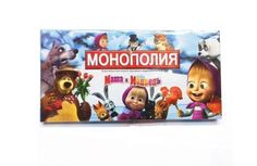 Настольная игра Монополия Маша и Медведь No Brand