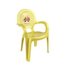DUNYA Детский стульчик с рисунком Желтый No Brand