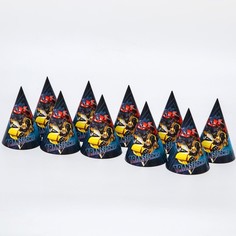 Набор бумажных колпаков Hasbro С Днем Рождения!, Трансформеры, 10 шт.