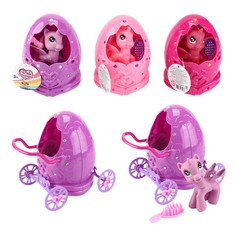 Игровой набор ABtoys домик-карета для пони 9 см в ассортименте