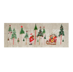 Набор для вышивания крестом Acufactum Ute Menze Рождественнский лес, 16*50 см, арт. 282165