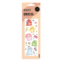 Татуировка переводная для тела DECO. Kawall collection by Miami tattoos Pastel dino