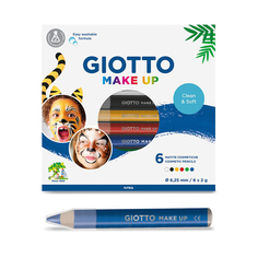 Giotto Набор теней для грима Giotto Make Up Classic, 6 цветов, по 5 мл, блистер 6 цветов