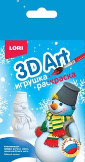 Игрушка-раскраска "Забавный снеговик" Lori