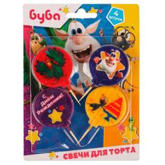 Свечи для торта Со стикером на шпажках БУБА 4 шт CC-74828-BB