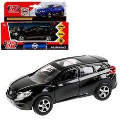 Машина металлическая, инерционная «Nissan Murano» чёрный, 12 см, открывающиеся двери Технопарк