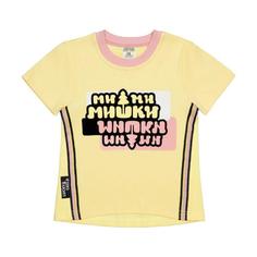 Футболка Lucky Child Ми-ми-мишки 69-26 интерлок желтая р 22 рост 68-74
