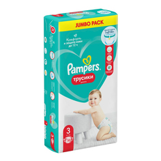 Подгузники-трусики Pampers PantJumo Midi 3 (6-11 кг) 52 шт