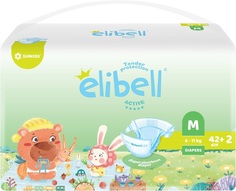 Подгузники Elibell Active M (6-11 кг) 44 шт