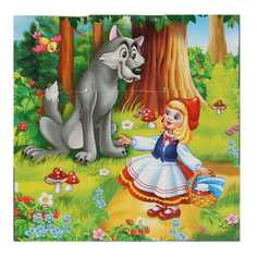 Кубики Играем вместе Сказки 9 шт 12 х 4 х 12 см
