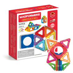Конструктор магнитный Magformers Basic Plus set, 14 деталей, с 3 лет