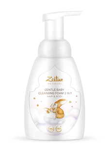 Пенка Zeitun Mom&Baby детская 2 в 1 для очищения волос и тела, 250 мл Зейтун