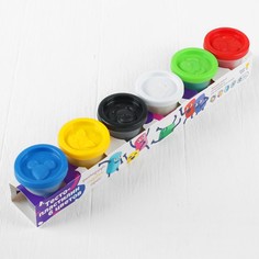 Набор для детского творчества «Тесто-пластилин», 6 цветов по 50 г No Brand