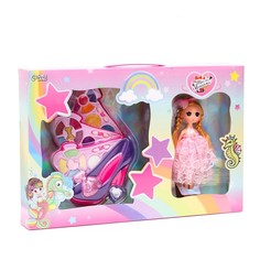 Набор косметики для девочек Sima-land Туфелька и барби 6929077