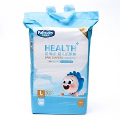 Подгузники детские Palmbaby HEALTH+ L 9-14 кг, 52 шт