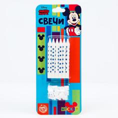 Набор свечей для торта, Микки Маус, 12 шт. Disney