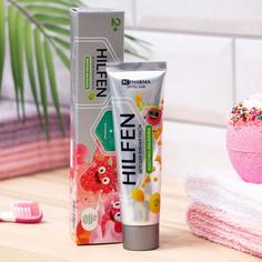 Детская зубная паста Хилфен, яблочко-малинка, возраст 2+, 60 г Hilfen