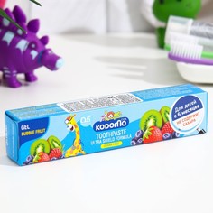 Детская зубная паста LION Thailand Kodomo с ароматом мультифрукта, гелевая, 40 г