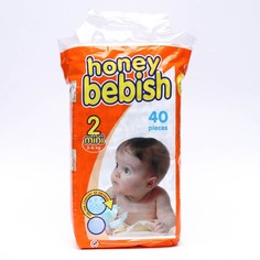 Подгузники детские Bebish 2 Mini (3 - 6 kg), 40 шт No Brand