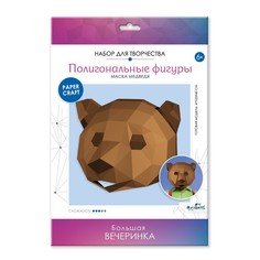 Полигональные маски "Добрый медведь" 05279 Origami