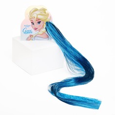 Прядь для волос блестящая "Эльза" голубая ", Холодное Сердце Disney