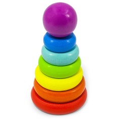 Пирамидка развивающая, 7 деталей Alatoys