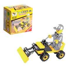 Конструктор «Бульдозер», 34 детали No Brand