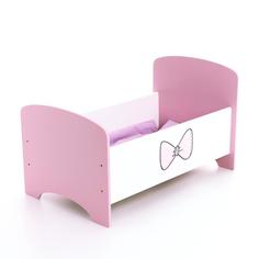 Кроватка классическая для кукол до 40 см «Бант» Авалон