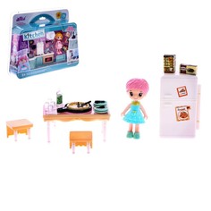 Игровой набор «Кухня Софии»: столовая с набором мебели и аксессуарами No Brand