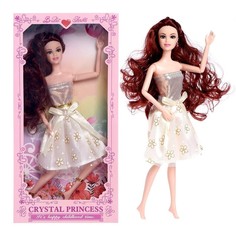 Кукла-модель шарнирная «Лиза» в платье No Brand