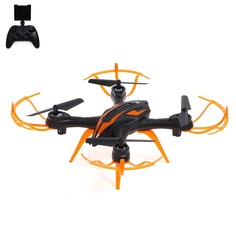 Квадрокоптер LH-X15WF, камера, передача изображения на смартфон, Wi-FI, цвет чёрно-оранжев No Brand