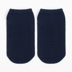Носки детские противоскользящие, цвет тёмно-синий, размер 14-16 Hobby Line