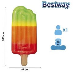 Матрас для плавания «Фруктовый лёд», 185 х 89 см, 43161 Bestway