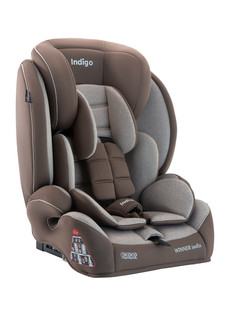 Автокресло INDIGO WINNER ISOFIX, YB706B, группа 1+2+3 9-36 кг, бежевый-коричневый