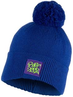 Шапка детская Knitted Hat Deik 129628.720.10.00, синий Buff