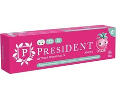 Паста зубная President жвачка, с 6 лет, 43 г