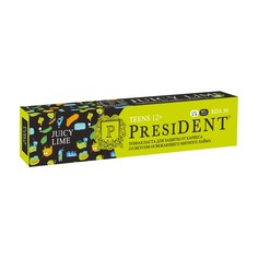 Паста зубная President Juicy lime, с 12 лет, 70 г