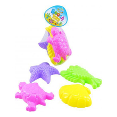 Игрушки для песка Морские животные 4 шт No Brand