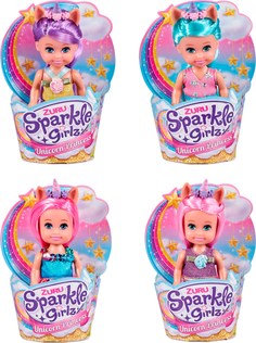 Кукла Zuru Sparkle Girlz Принцесса-единорог мини 11 см в ассортименте