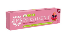Зубная паста детская President Клубника 43 г