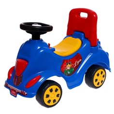 Машина-каталка Cool Riders, с клаксоном, цвет синий Guclu