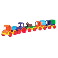 Набор автомобилей «Машинки-паровозики», Little Cars Zarrin Toys