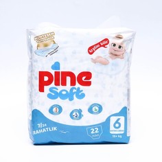 Подгузники детские Pine Soft 6 Exstra Large (15+ kg), 22 шт No Brand