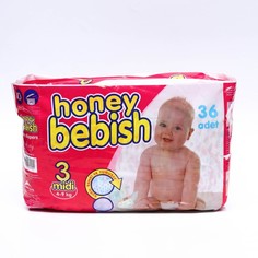 Подгузники детские Bebish 3 Midi (4 - 9 kg), 36 шт No Brand