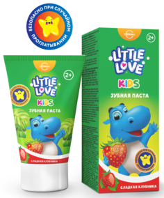 Паста зубная Свобода детская Little Love сладкая клубника, c 2 лет, 50 мл