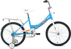 Велосипед Altair Compact, 1 скорость, ростовка 13, голубой, городской, 20