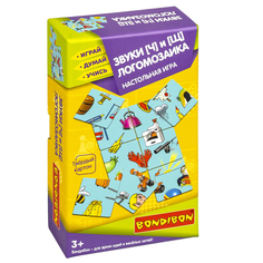 Настольная игра Bondibon Логомозаика. Звуки [Ч] и [Щ] Играй Думай Учись
