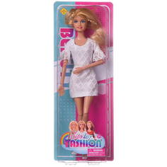 Кукла Defa Lucy Модная девушка, в белом платье, 28см Junfa Toys