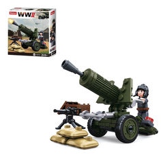 Конструктор Sluban Вторая Мировая война Пушка 76 деталей Junfa Toys