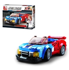 Конструктор Sluban Автоклуб Спортивная машина сине-красная 164 детали Junfa Toys